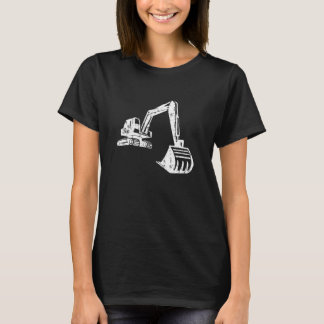 Dredger Silhouette Construction Worker Bagger T-shirt