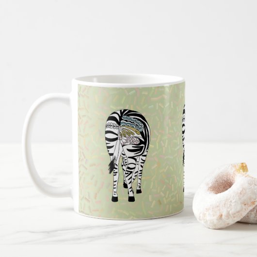 Drei Zebras Koffiemok (Met donut)