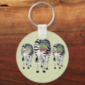 Drei Zebras Sleutelhanger (Voorkant)