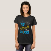 Dreidel als een Boss Hanukkah T-shirt (Voorkant volledig)