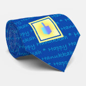 Dreidel, Dreidel, Dreidel ! Cravate Hanoukka (Roulé)