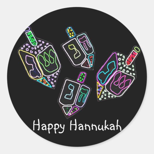 Dreidel, Dreidel, Dreidel Stickers (Voorkant)