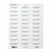 Dreidel Hanukkah Adresetiketten d10 Etiket (Full Sheet)