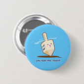 Dreidel Ronde Button 5,7 Cm (Voorkant /achterkant)