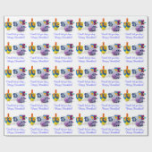 Dreidel 'Til you Drop Wrapping Paper for Hanukkah! Cadeaupapier (Vlak)