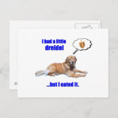 DreidelDog Briefkaart (Voorkant / Achterkant)