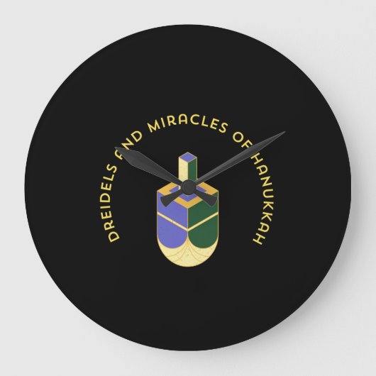 DREIDELS AND MIRACLES OF HANUKKAH GROTE KLOK (Voorkant)