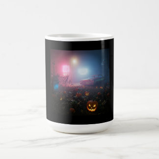 Dreigende Halloween Nacht Koffiemok