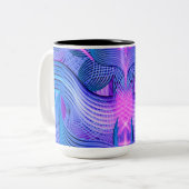 Drempelfrequentie Tweekleurige Koffiemok (Voorkant links)