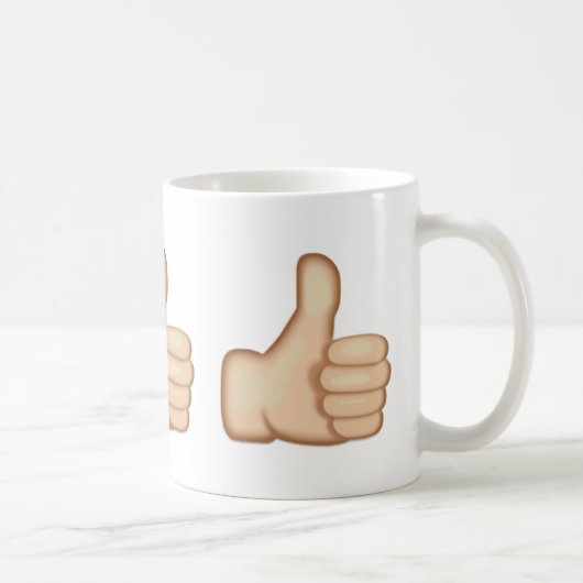 Drempelwaarden voor aanmelding Emoji Koffiemok (Rechts)
