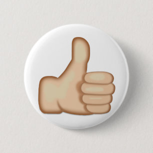 Drempelwaarden voor aanmelding Emoji Ronde Button 5,7 Cm