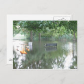 Drenched Bench-foto Briefkaart (Voorkant / Achterkant)