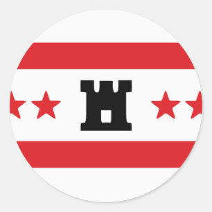 Drenthe, Nederland Ronde Sticker