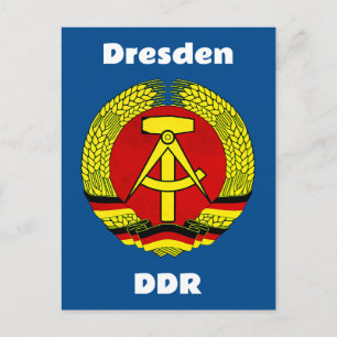 Dresden, DDR, Dresden, Duitsland - Oost-Duitse Oss Briefkaart
