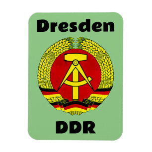 Dresden, DDR, Dresden, Duitsland - Oost-Duitse Oss Magneet
