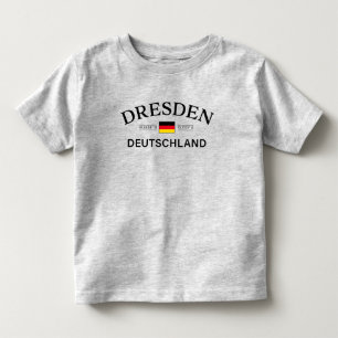 Dresden Duitsland Coördinaten Duits Kinder Shirts