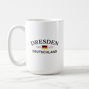Dresden Duitsland Coördinaten Duits Koffiemok