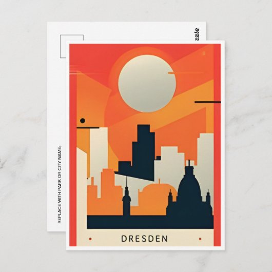 Dresden Duitsland Reizen allemagne Briefkaart (Voorkant / Achterkant)