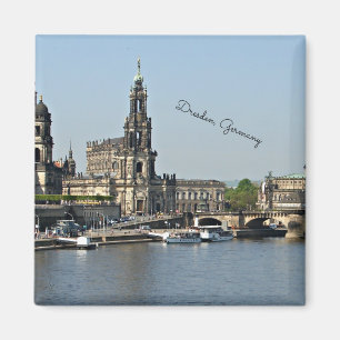 Dresden, Duitsland stadsgezicht Magneet