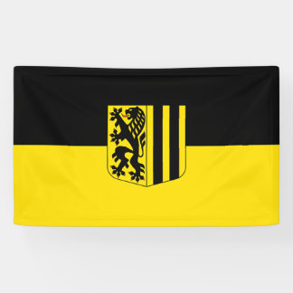 Dresden emblem Germany flag symbol coat arms Spandoek