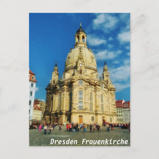 Dresden Frauenkirche Briefkaart (Voorkant)