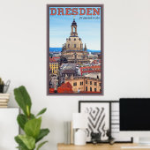 Dresden Frauenkirche Poster (Thuiskantoor)