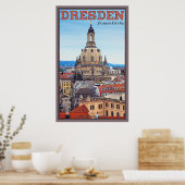 Dresden Frauenkirche Poster (Keuken)