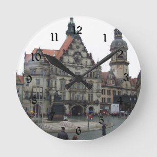 Dresden Germany Wall Clock Ronde Klok