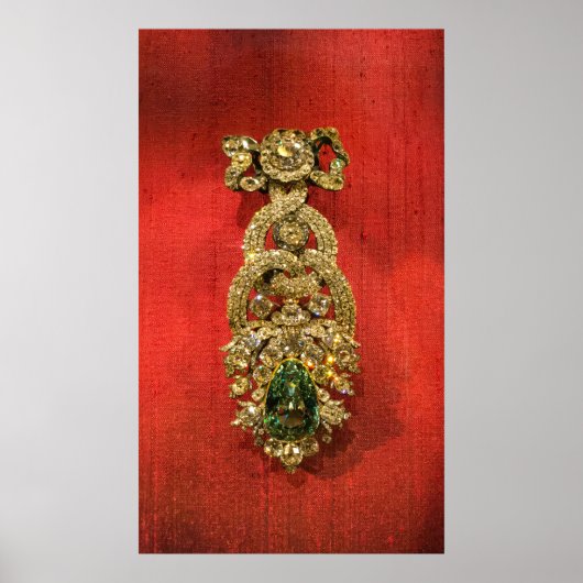 Dresden Green Diamond - Dresdner Grüner Diamant Poster (Voorkant)