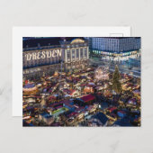 Dresden-kerstmarkt Briefkaart (Voorkant / Achterkant)