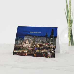 Dresden Kerstmarkt Feestdagen Kaart