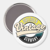 Dresden logo magneet (Voorkant / Achterkant)