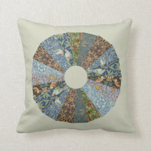 Dresden Plaat Quilt Patchwork William Morris Kussen