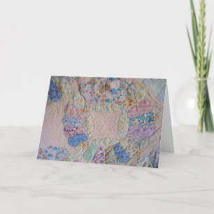 Dresden Plate Carte pour notes des années 1930 vin