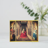 Dresden Triptych (door Jan van Eyck, 1437) Briefkaart (Staand voorkant)