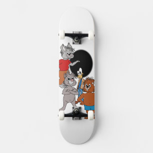 Dreshawne en vrienden skateboard