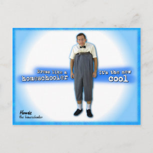 Dress als een homeschooler briefkaart