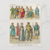 Dress bij de rechtbank van Byzantijn Briefkaart (Voorkant)