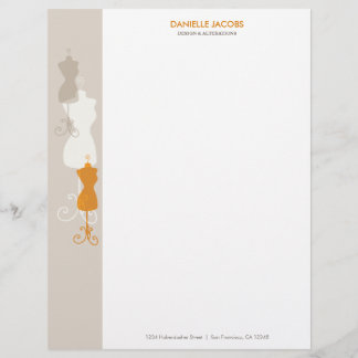 Dress Form Letterhead Briefhoofd