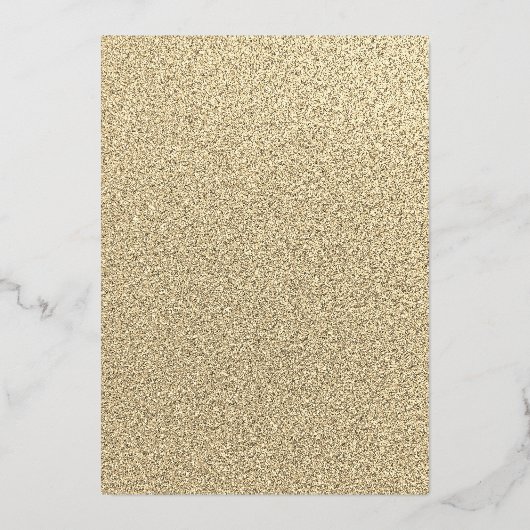 Dress Gold Green Masquerade Party Quinceanera Folie Uitnodiging (Achterkant)