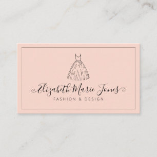 Dress Mannequin Blush roze minimalistische girly s Visitekaartje