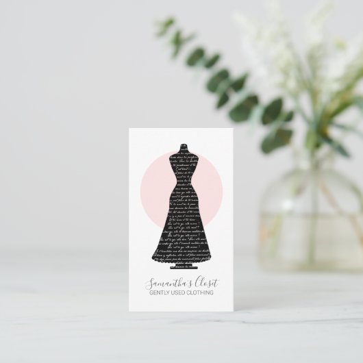 Dress Mannequin Tweedehands kleding Poshmark Verko Visitekaartje (Staand voorkant)