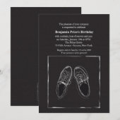 Dress Shoes Mannen Uitnodiging (Voorkant / Achterkant)