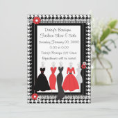 Dress Shop Daisy Theme Kaart (Staand voorkant)