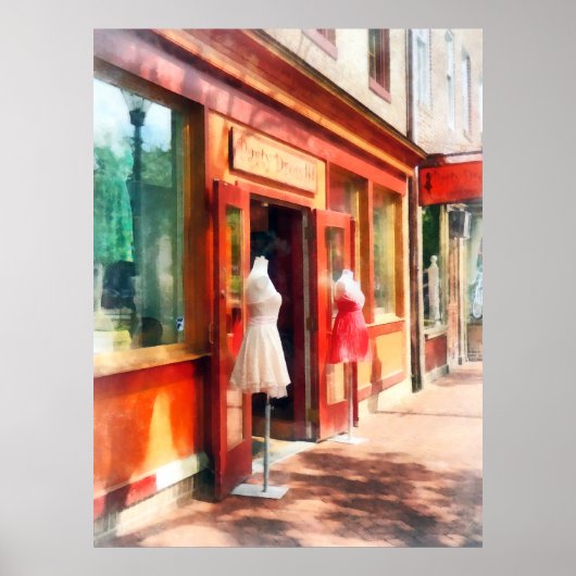 Dress Shop Fells Point MD Poster (Voorkant)