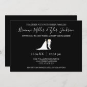 Dress & Tux - Weddenschap Kaart (Voorkant / Achterkant)