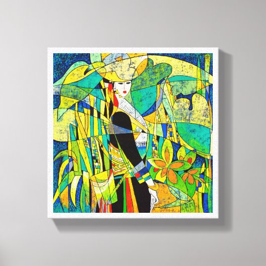 Dress Up Ping Hao-abstracte schilderkunst Canvas Afdruk (Voorkant)