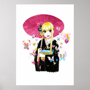 Dress Yuka-chan van Akiko Higashimura Poster