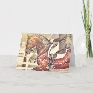 DRESSAGE BESTE WENSKAART BEDANKKAART