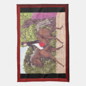 Dressage Cheval équitation serviette de cuisine (Vertical)